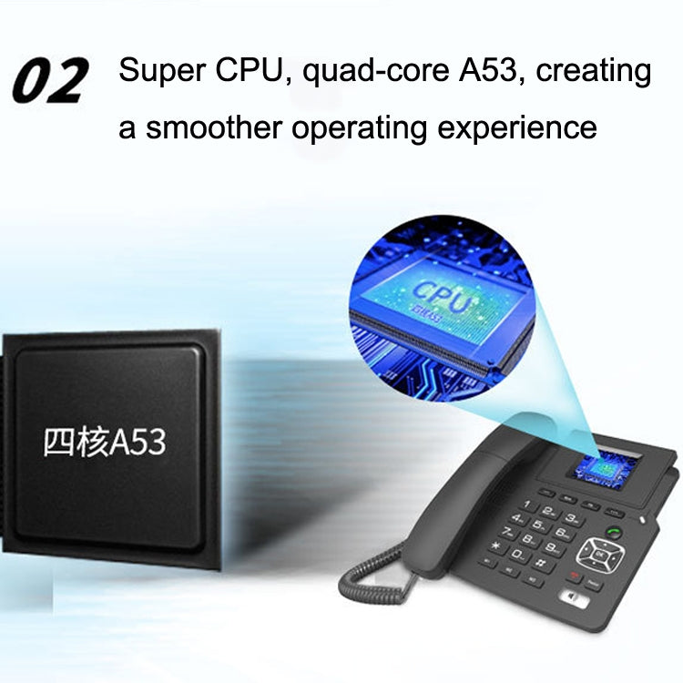 P03 4G+VOIP雙模無線固話SIP網絡電話IP企業辦公電話無線座機, P03