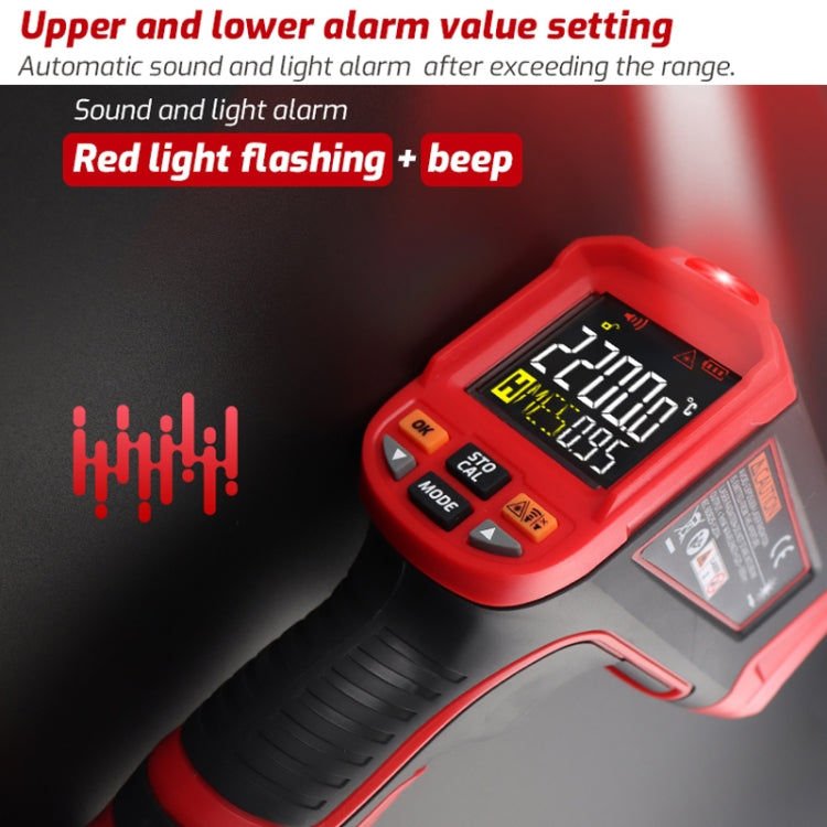 彩屏紅外測溫儀 工業电子溫度計