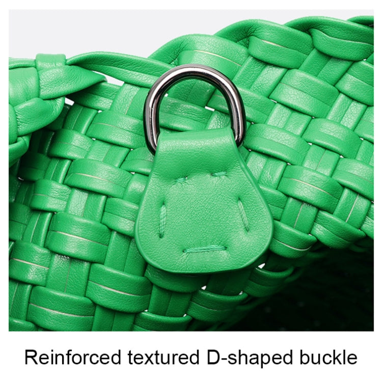 B988 PU皮手工編織手提包 2合1單肩斜挎包