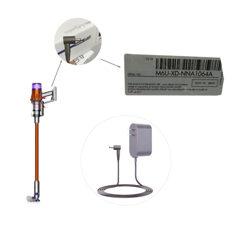 適用於戴森Dyson V10 Slim 吸塵器21.75V /1.1A充電器電源適配器帶指示燈
