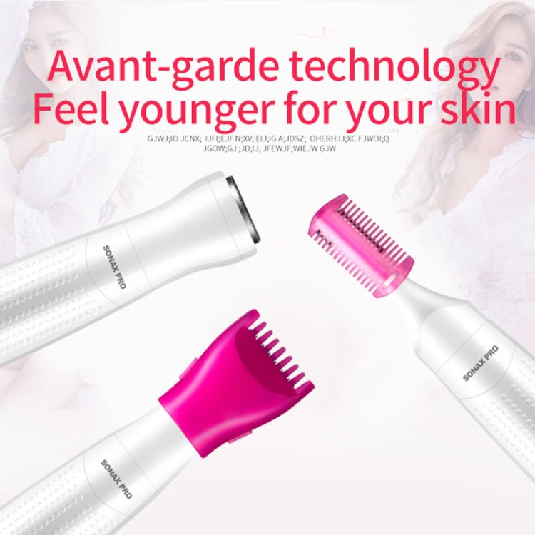 SONAX PRO SN-8855 三合一刮毛刀女士電動脫毛儀