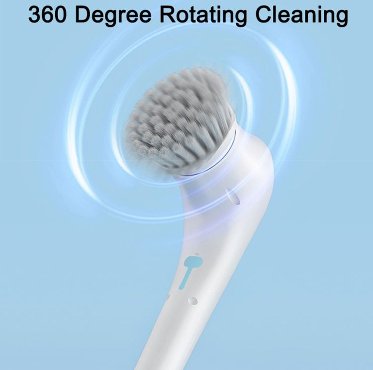 多功能電動清潔刷手持廚房洗碗刷鍋刷帶5個替換頭