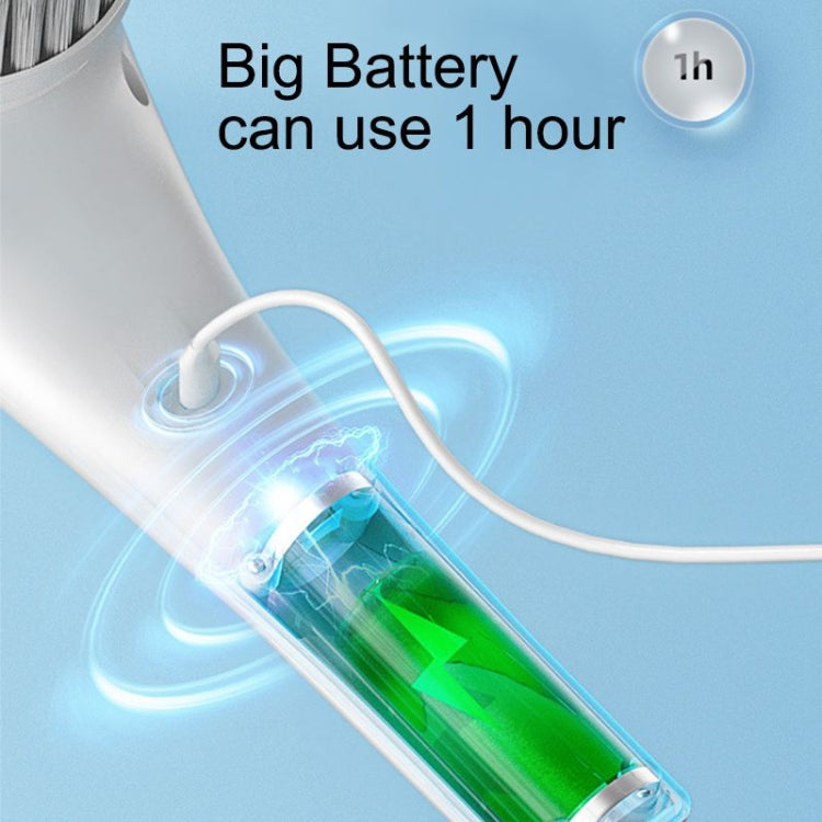 多功能電動清潔刷手持廚房洗碗刷鍋刷帶5個替換頭