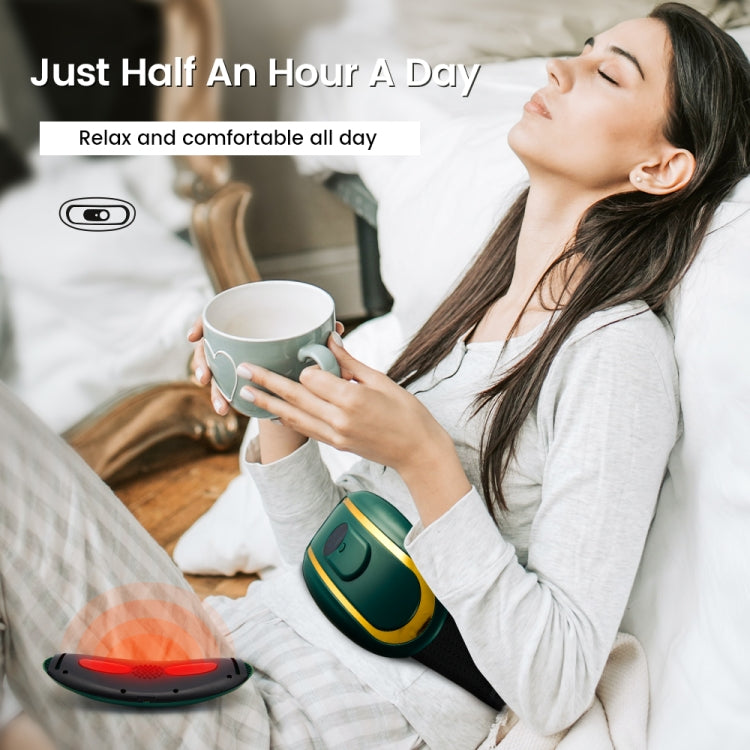 智能腹部按摩熱敷腰帶揉腹儀腹部按摩器