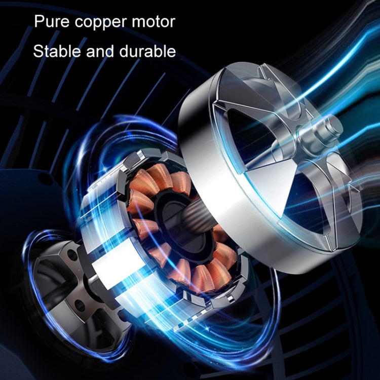 F612 5W車載可旋轉可轉頭靜音風扇