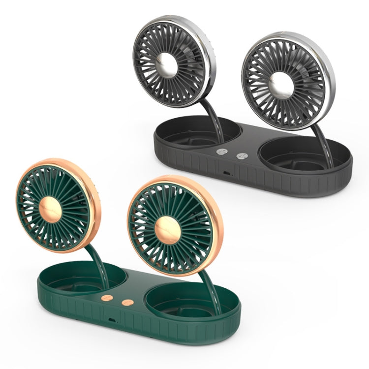 F304 雙頭軟管內置鋰電池USB車載風扇