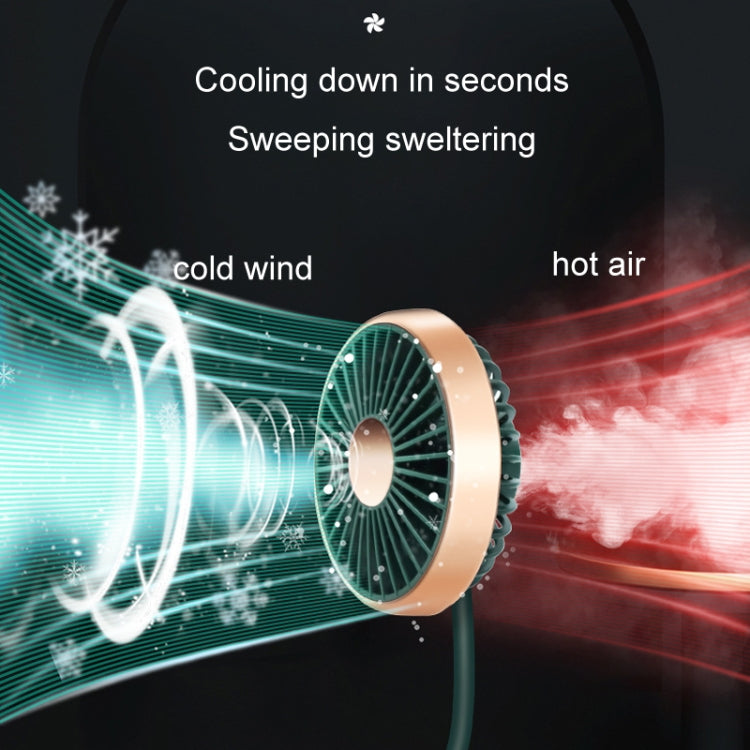 F304 雙頭軟管內置鋰電池USB車載風扇