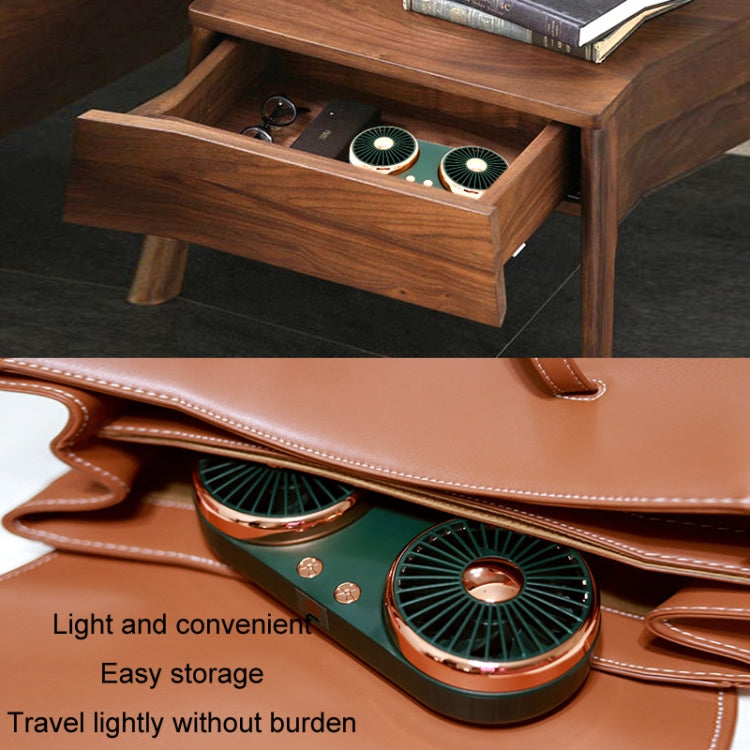 F304 雙頭軟管內置鋰電池USB車載風扇