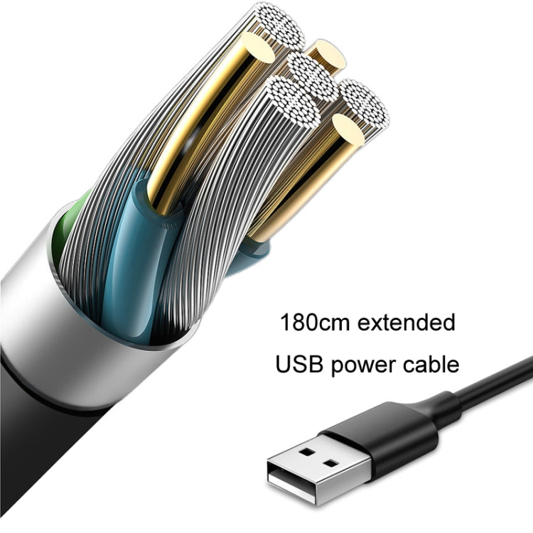 F4206 吸盤雙頭車載USB風扇