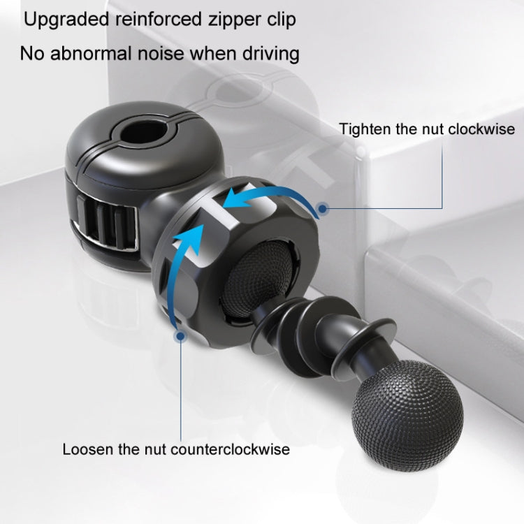 F6207 車載後排拉鎖USB雙頭風扇