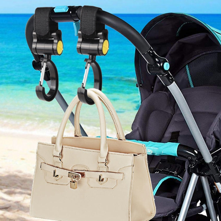 2個賣 通用嬰兒推車掛鈎配件 360度粘貼掛鈎