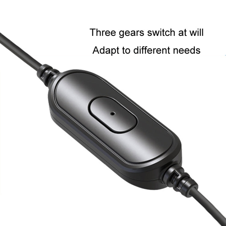 F508 車載後座USB風速調節軟管風扇