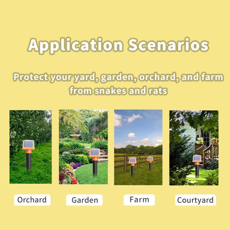 SJZ057 戶外IP66防水太陽能超聲波驅鼠器 果園超聲波動物驅趕器
