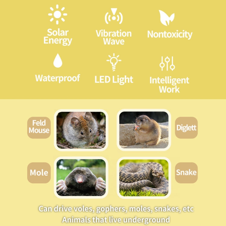 SJZ057 戶外IP66防水太陽能超聲波驅鼠器 果園超聲波動物驅趕器