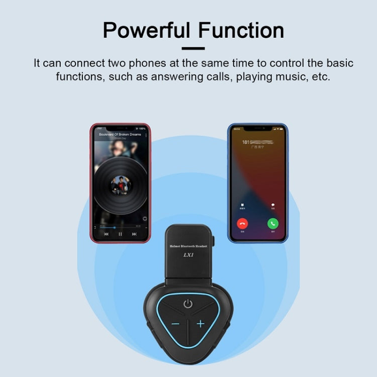 LX1 摩托車半盔防水無線5.3藍牙耳機