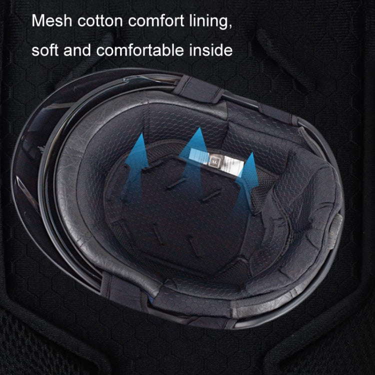 SOMAN 摩托車半盔可調節頭盔帶內鏡