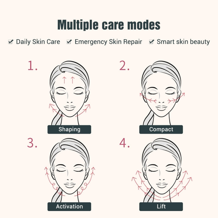 微電流EMS瘦臉儀 紅藍光嫩膚美容儀