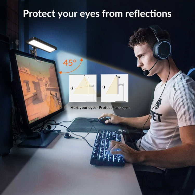APEXEL APL-FL06 便攜式方形長條直播視頻會議補光燈
