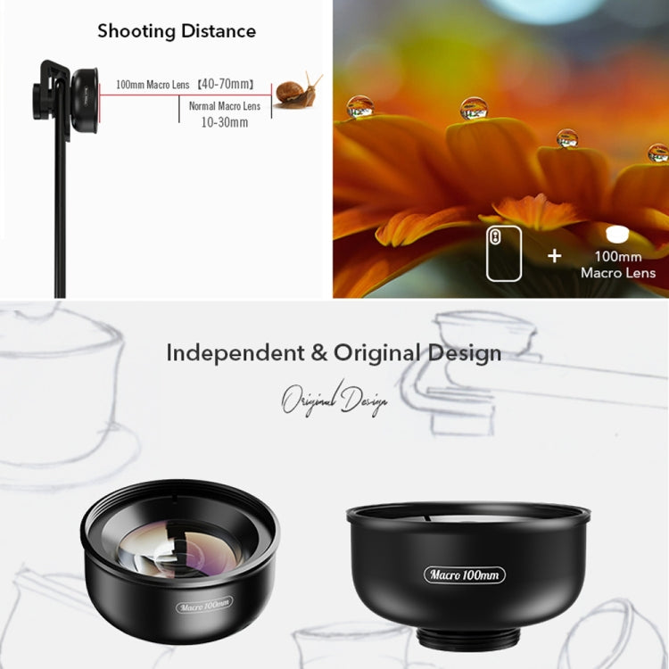 APEXEL APL-HB100MM 高清昆蟲珠寶百微外置手機鏡頭