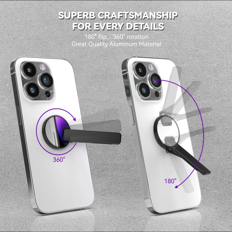 鋁合金手機支架超薄旋轉背貼棒棒糖懶人支架