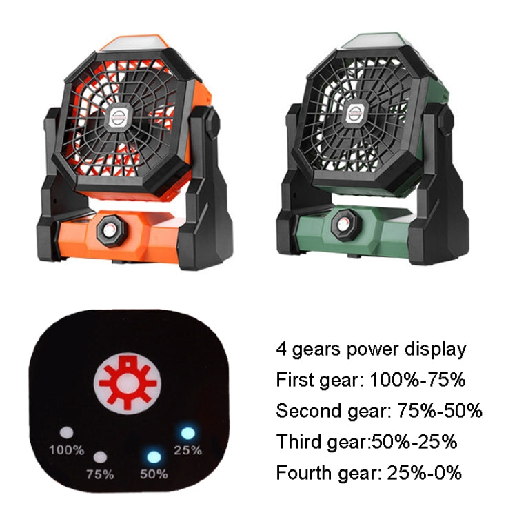 X3 戶外無極調速便攜式大風力充電露營照明風扇