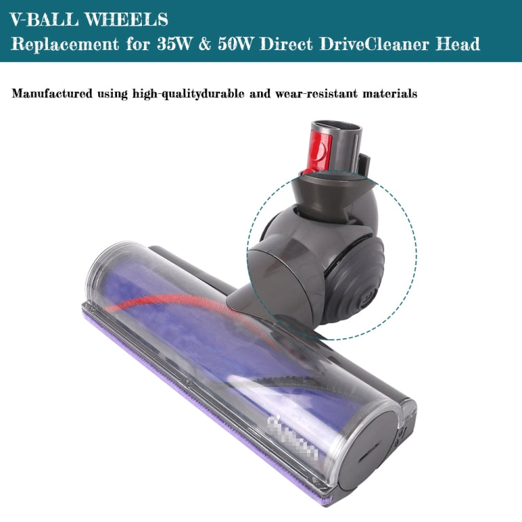 適用於戴森 V6 V7 V8 V10 V11 V12吸塵器直驅吸頭通電轉接口蓋板