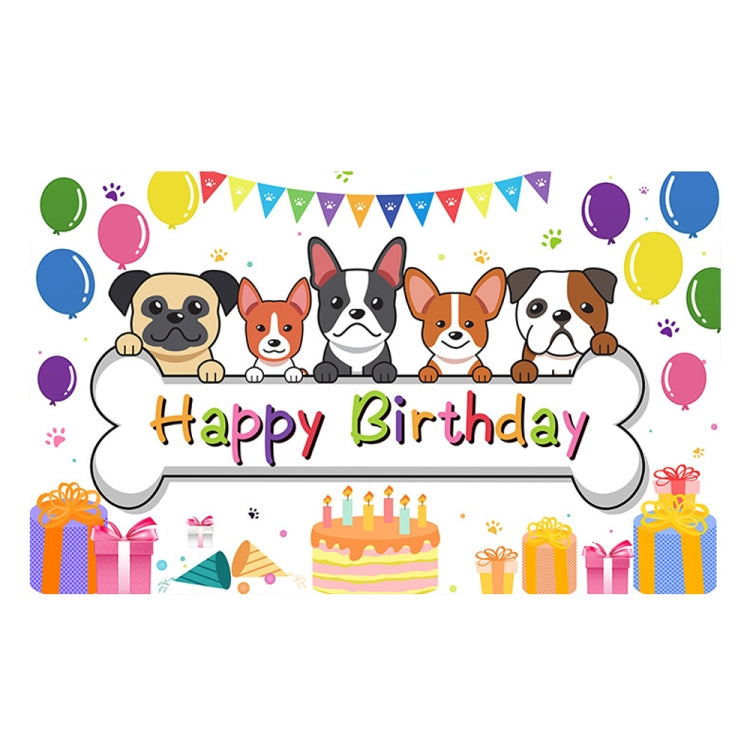 動物生日主題背景布派對裝飾