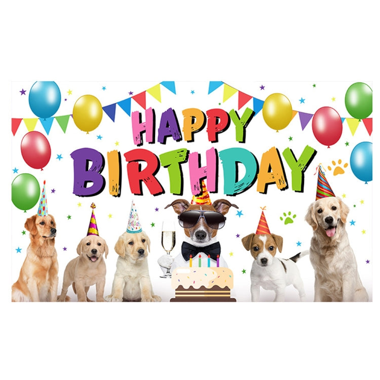動物生日主題背景布派對裝飾