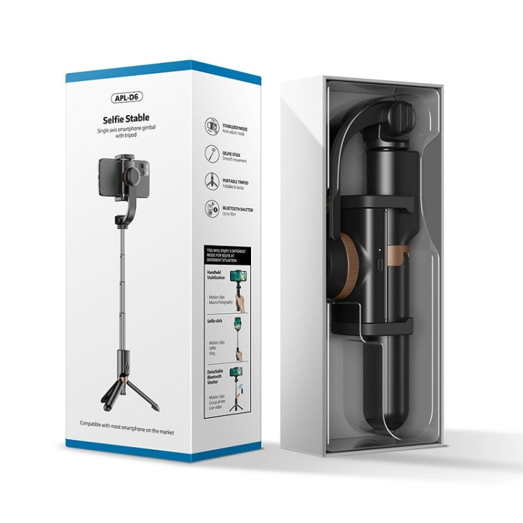 APEXEL APL-D6 直播視頻多功能手機雲台穩定器自拍桿