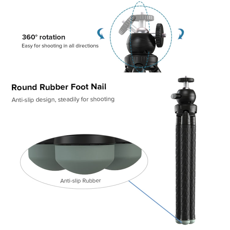 APEXEL APL-JJ09 手機自拍直播便攜拉伸長焦三腳架