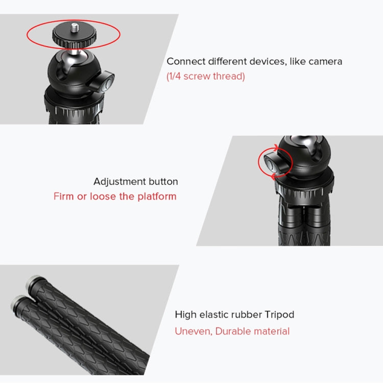 APEXEL APL-JJ09 手機自拍直播便攜拉伸長焦三腳架