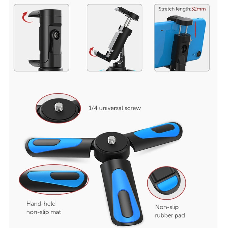 APEXEL APL-JJ08 迷你手機自拍桿相機直播桌面三腳架