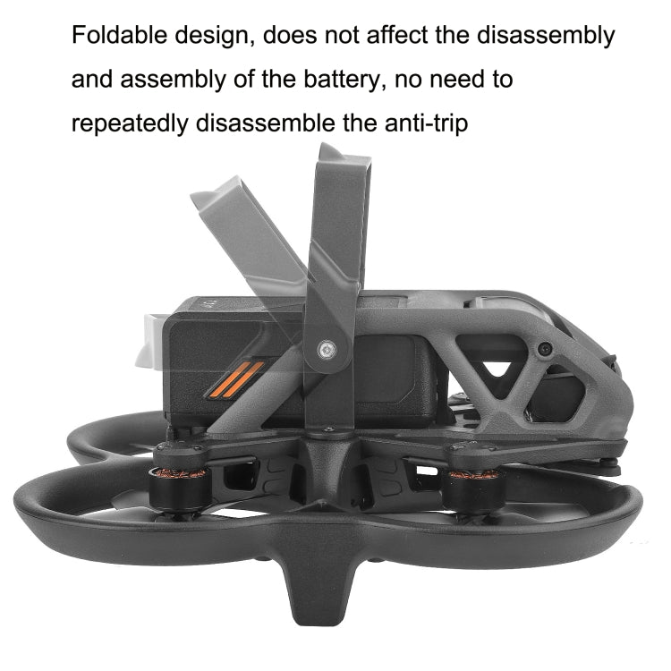 Sunnylife AT-DC503 適用DJI Avata電池防脫扣加固鎖定防鬆脫落摺疊卡扣