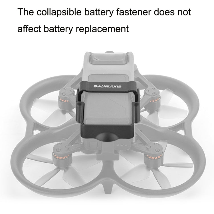 Sunnylife AT-DC503 適用DJI Avata電池防脫扣加固鎖定防鬆脫落摺疊卡扣