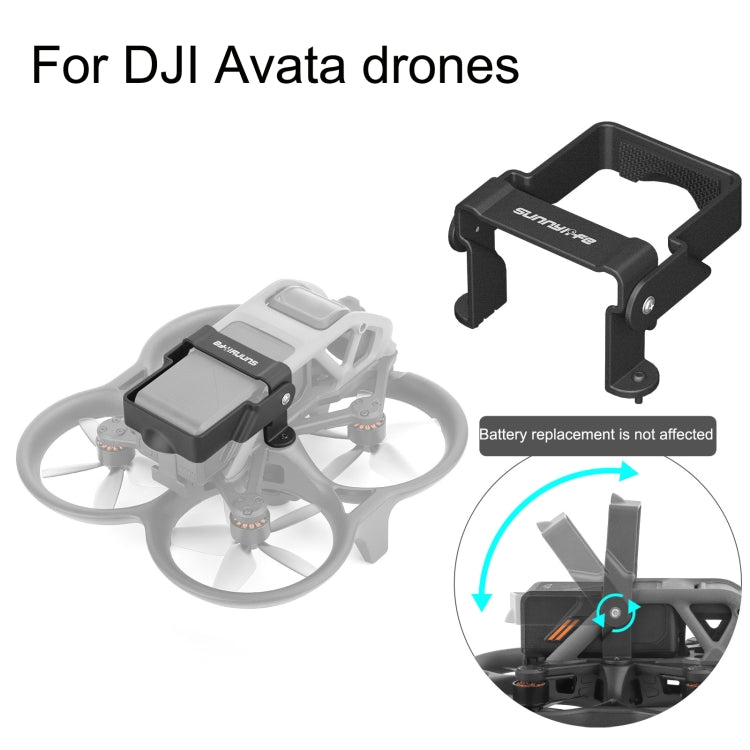 Sunnylife AT-DC503 適用DJI Avata電池防脫扣加固鎖定防鬆脫落摺疊卡扣