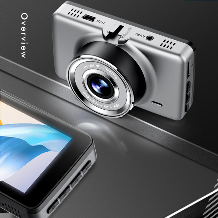 Anytek Q3 4K行車記錄儀WiFi前後雙錄夜視重力感應移動偵測記錄儀