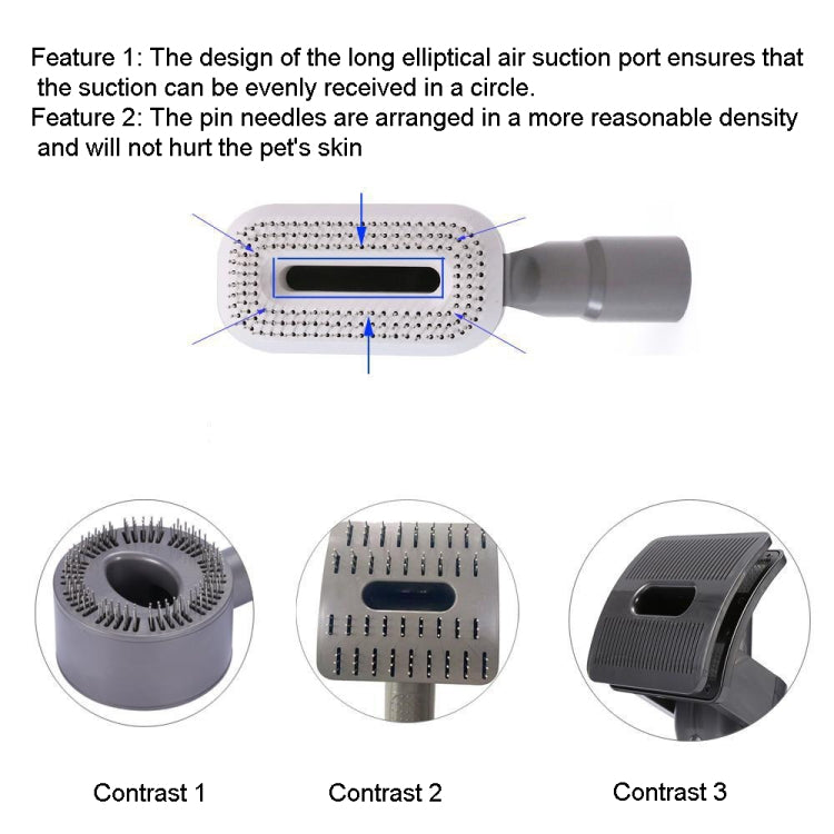 適用於戴森V6 V7 V8 V9 美諾/凱馳等吸塵器寵物去毛刷配件