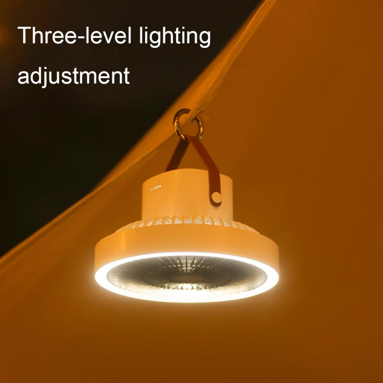ZK-01 7寸戶外露營LED燈三腳架風扇 便攜式多功能移動電源吊扇