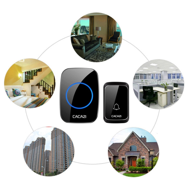 卡佳斯 A06-DC 一拖一 電池款智能家用無線防水音樂門鈴