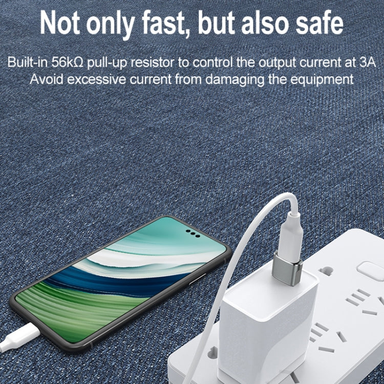 USB 2.0公轉USB-C / Type-C母轉接頭 支持充電&傳輸數據