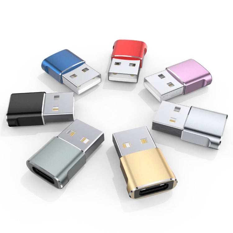 USB 2.0公轉USB-C / Type-C母轉接頭 支持充電&傳輸數據