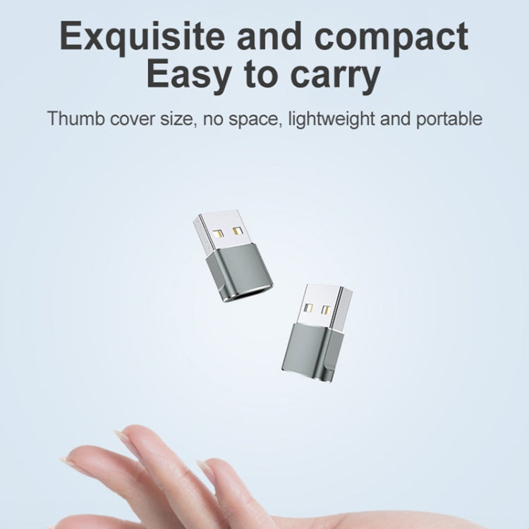 USB 2.0公轉USB-C / Type-C母轉接頭 支持充電&傳輸數據