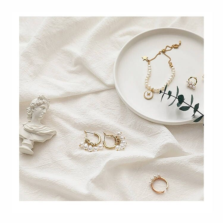 冷淡風加密紋理棉質攝影背景布