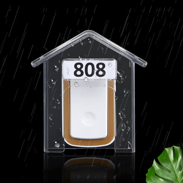 無線門鈴防水蓋 戶外門鈴透明防雨保護罩