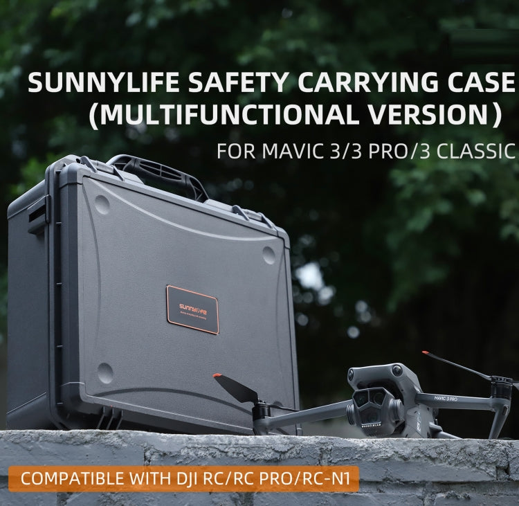 Sunnylife AQX-8 適用於Mavic 3 Pro / Mavic 3 Classic / Mavic 3防水大容量防護手提箱