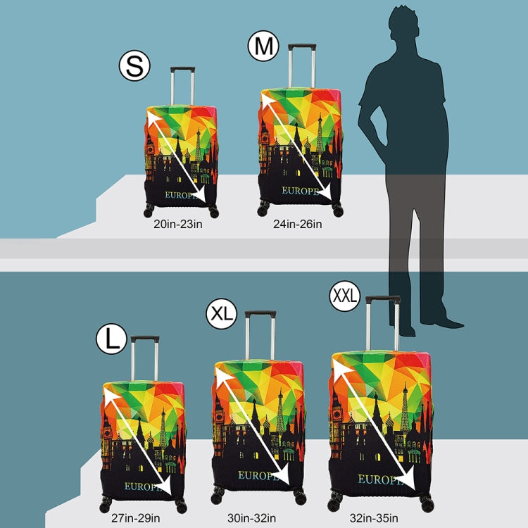 戶外旅行加厚行李箱保護套 拉杆箱防塵罩