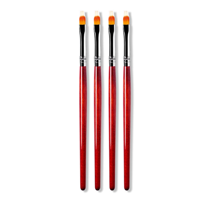 美甲筆 木杆工具刷 漸變暈染筆 多線條勾花工具