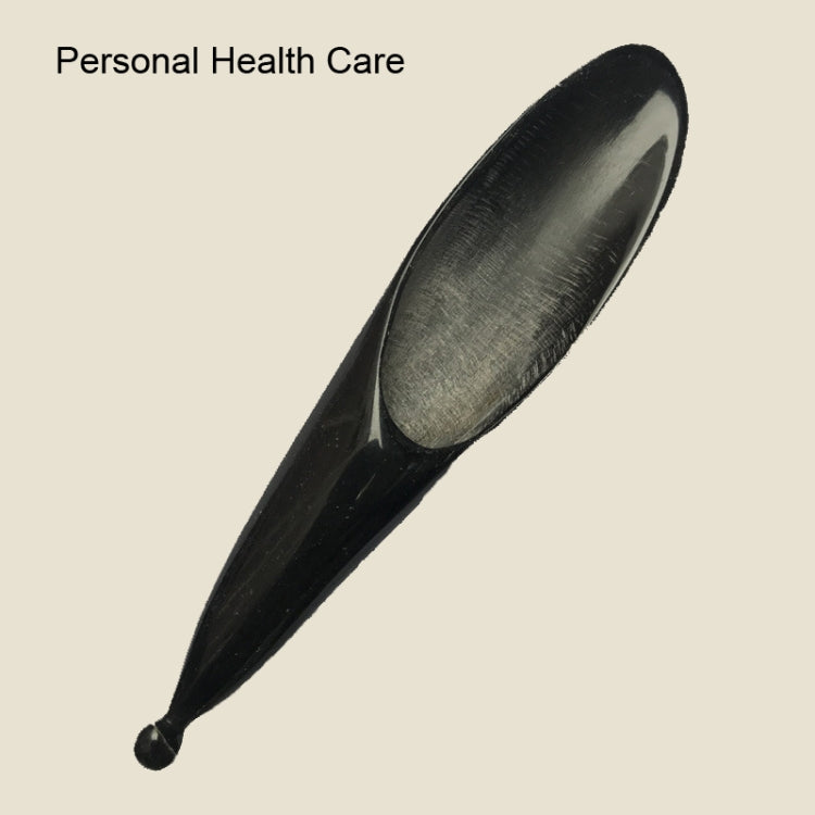 小號牛角筒帶圓點刮痧點穴棒，顏色隨機發貨