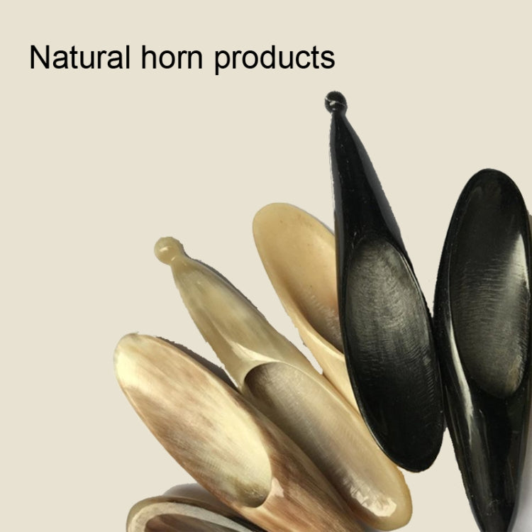 小號牛角筒帶圓點刮痧點穴棒，顏色隨機發貨