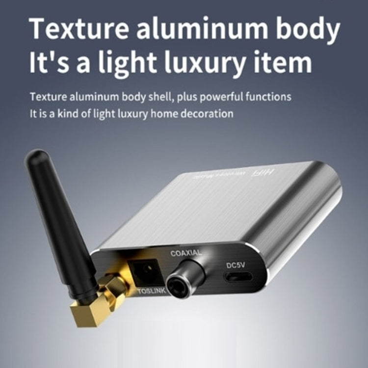 藍牙5.2音頻接收器3.5MM AUX同軸光纖APTX HD藍牙適配器